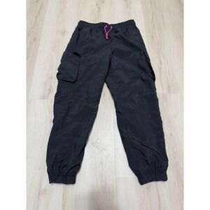 Women's Size Small Nike Nylon Black Track Pants